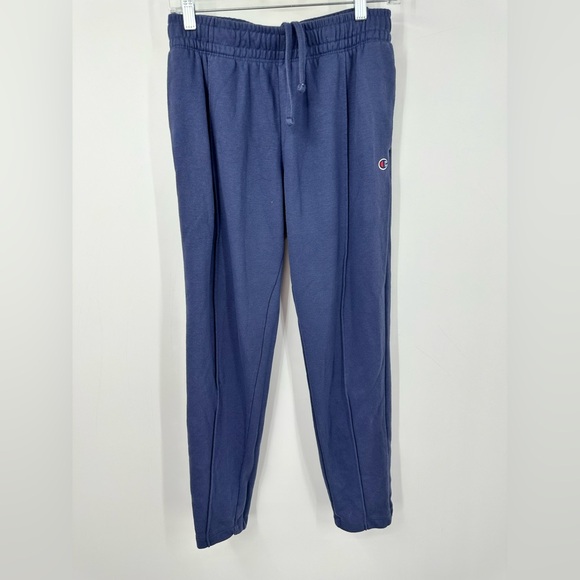 Champion Blue Sweatpants Womens Medium Drawstring Waist - Picture 1 of 6